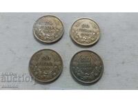 20 LEVA - 1930 YEAR - SILVER - BORIS - 3 - 4 PIECES