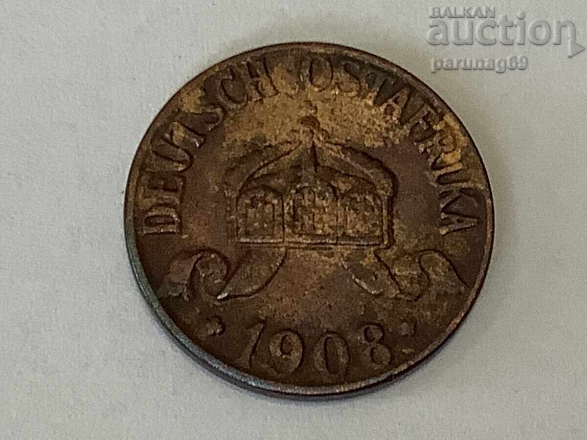 Γερμανική Ανατολική Αφρική 1 Heller 1908 J με τιμή 20.00 BGN | € 10.23