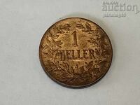Γερμανική Ανατολική Αφρική 1 Heller 1908 J