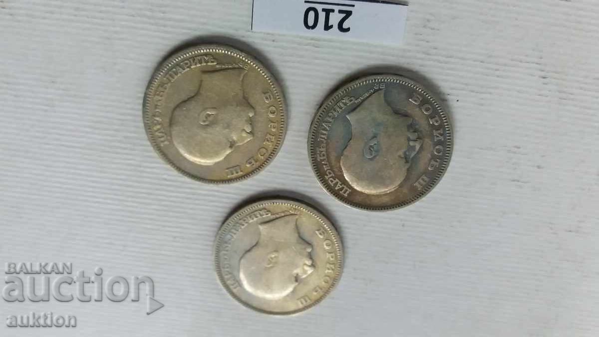 20 ЛЕВА - 1930 ГОДИНА - СРЕБРО -БОРИС - 3 - 3 БРОЯ - 6 20 ЛЕВА - 1930 ГОДИНА - СРЕБРО -БОРИС - 3 - 3 БРОЯ - 6