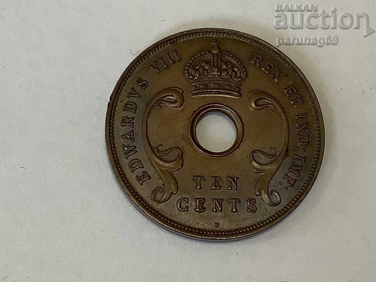 British East Africa 10 cents 1936 with price 18.00 BGN | € 9.20 British East Africa 10 cents 1936 with price 18.00 BGN | € 9.20