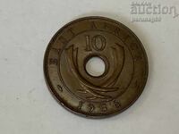 British East Africa 10 cents 1936