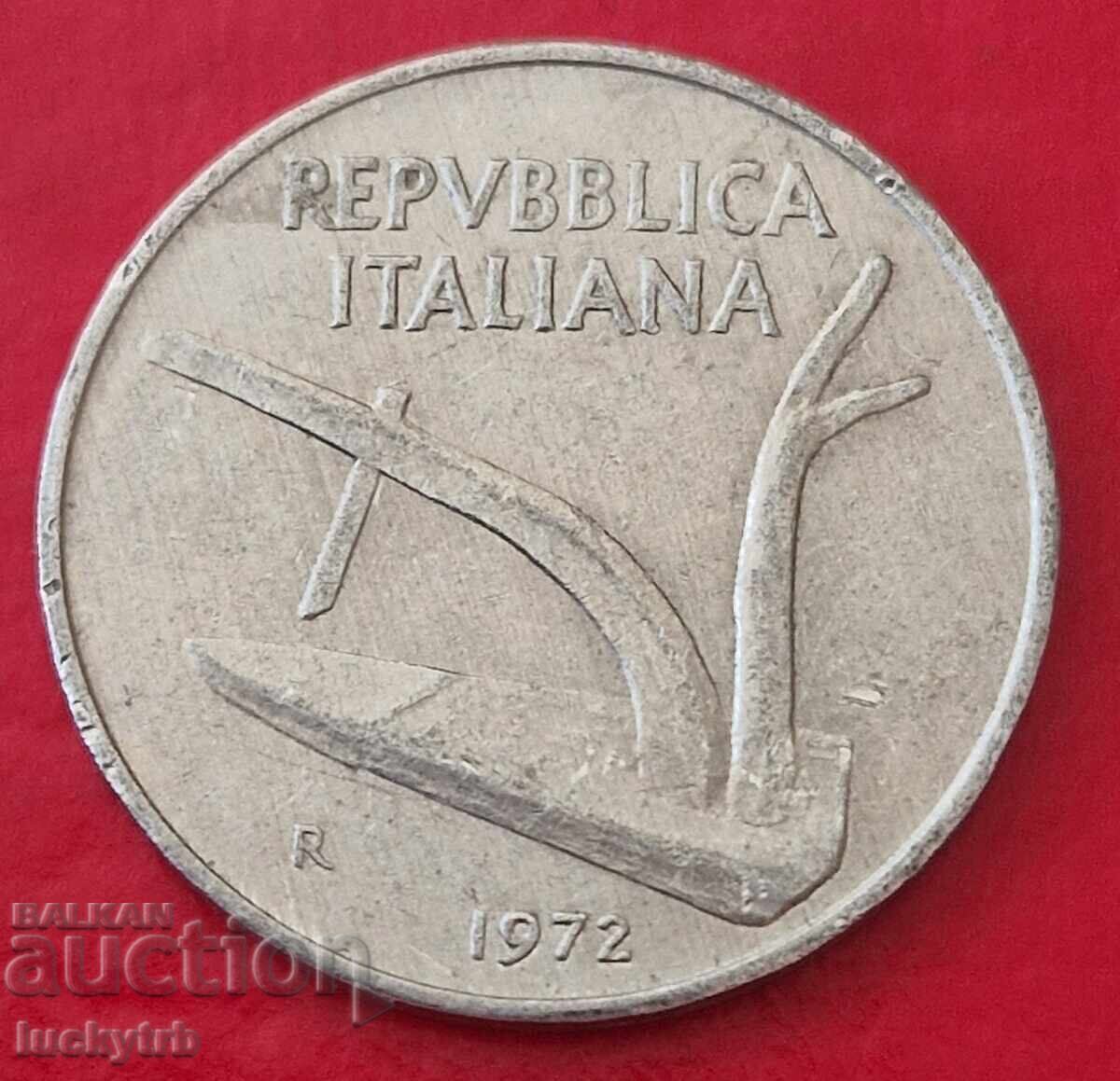 10 λίρες 1972 - Ιταλία με τιμή € 0.30 | 0.59 BGN 10 λίρες 1972 - Ιταλία με τιμή € 0.30 | 0.59 BGN