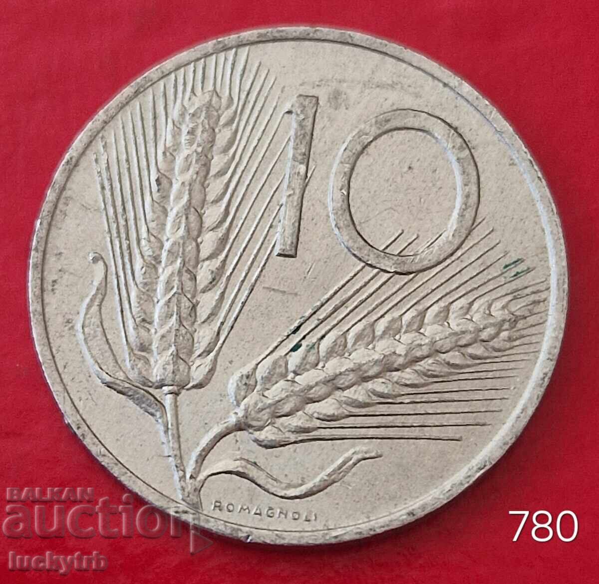 10 lire 1973 - Italia 10 lire 1973 - Italia