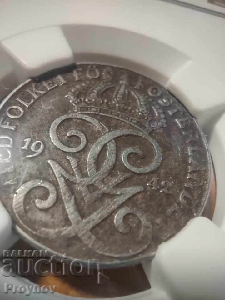 Licitație 1942 SUEDIA FIER 2O- EROARE DE BĂTĂIE Licitație 1942 SUEDIA FIER 2O- EROARE DE BĂTĂIE