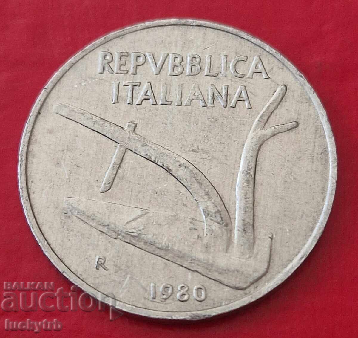 10 lire 1980 - Italia cu preț € 0.40 | 0.78 BGN 10 lire 1980 - Italia cu preț € 0.40 | 0.78 BGN