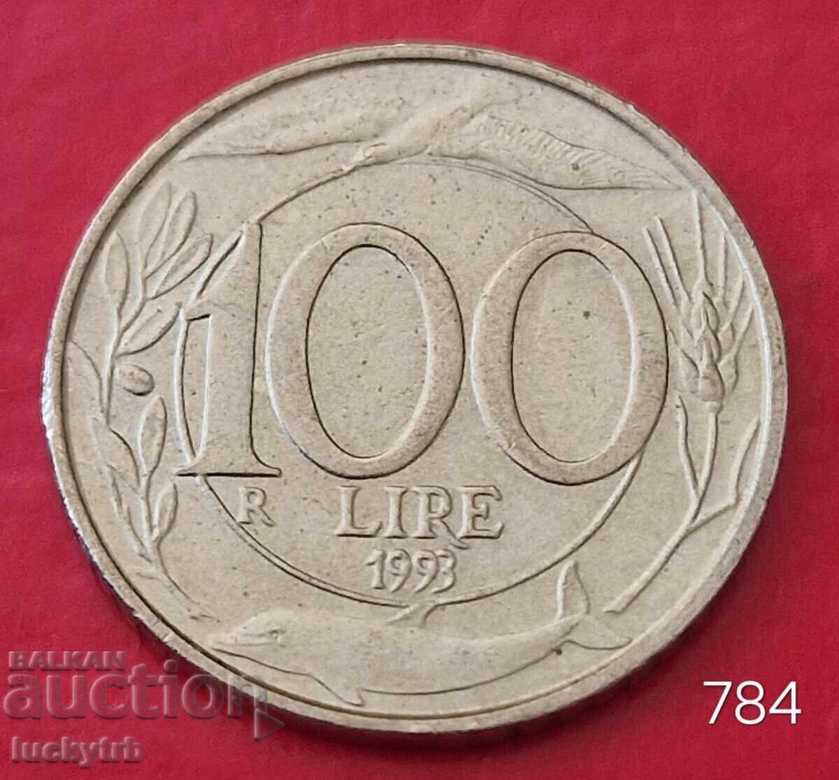 100 лири 1993 - Италия
