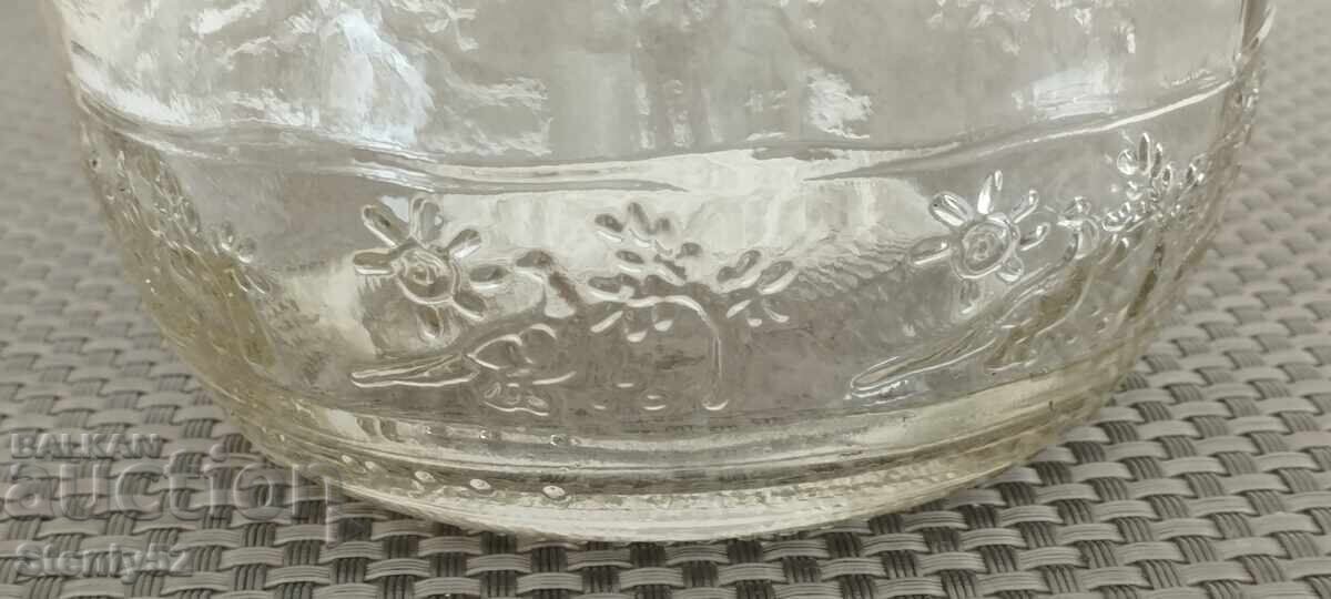 Old thick glass demijohn - 2 liters with price 5.00 BGN | € 2.56