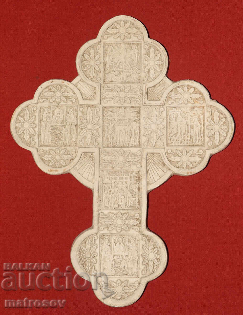 Handmade wooden cross, Crucifix wood carving