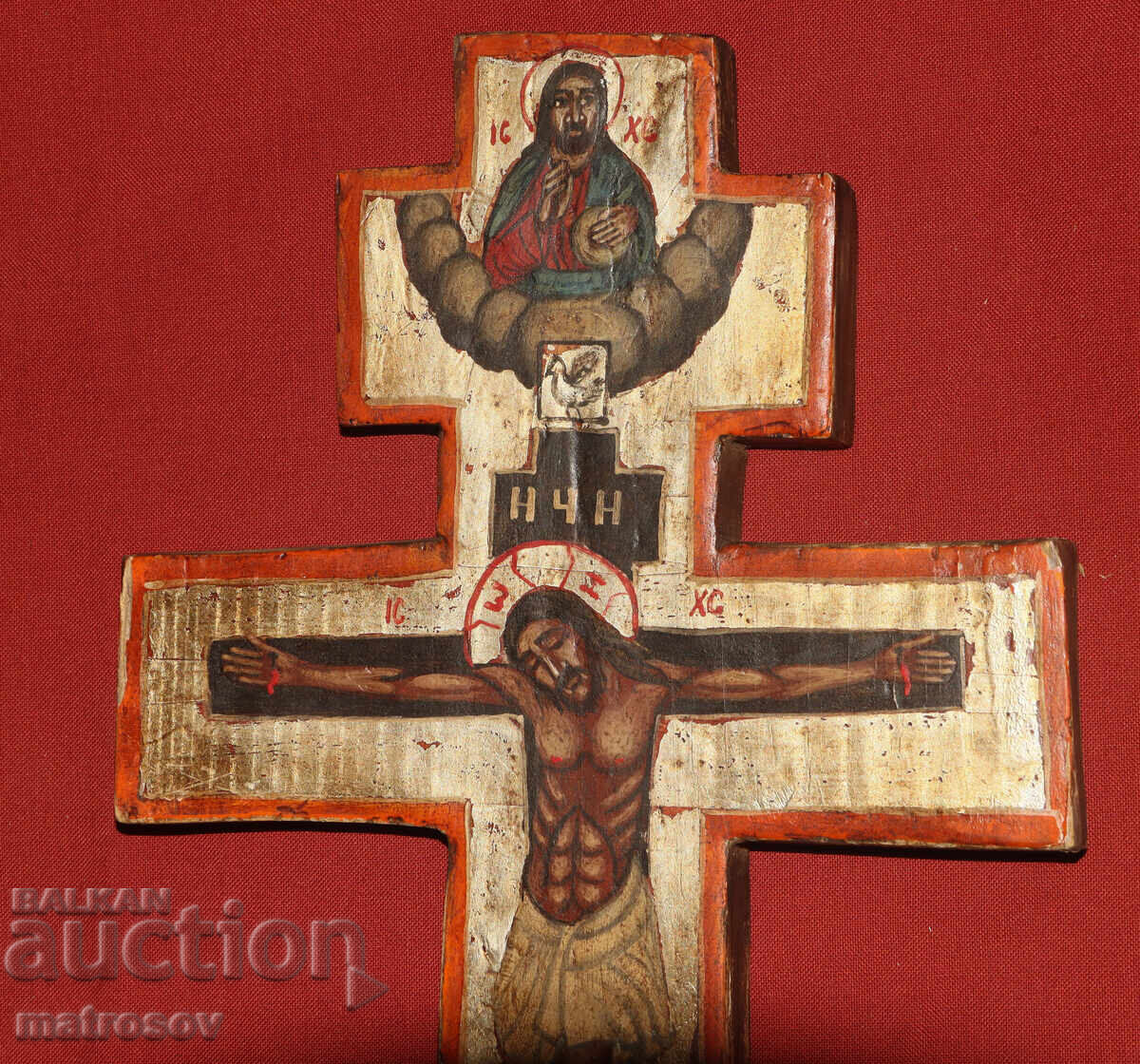 Delivery of Hand-painted wooden cross, crucifix icon