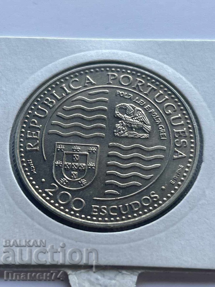 200 Escudos 1995 Portugal King John II the Perfect with price 10.00 BGN | € 5.11