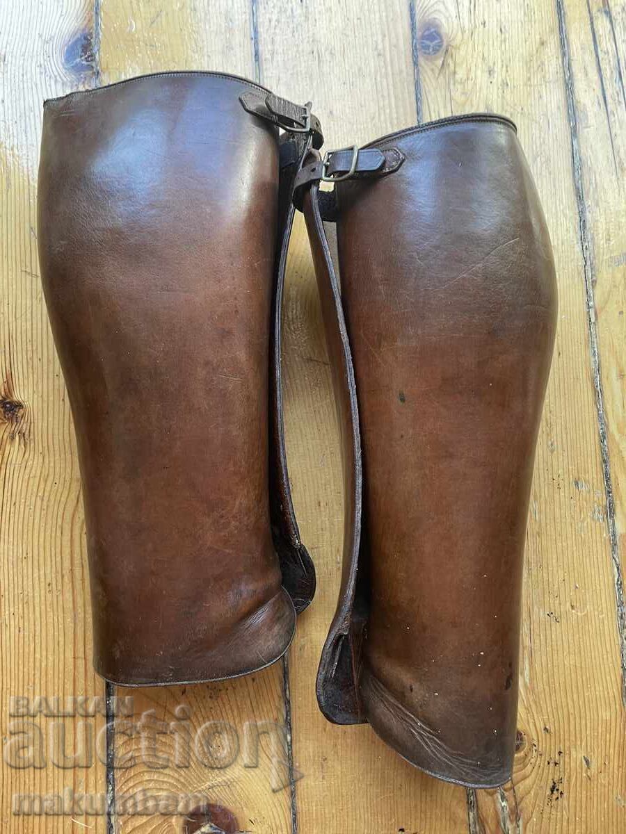 Auction  Officer's Leather Gaiters Kingdom of Bulgaria