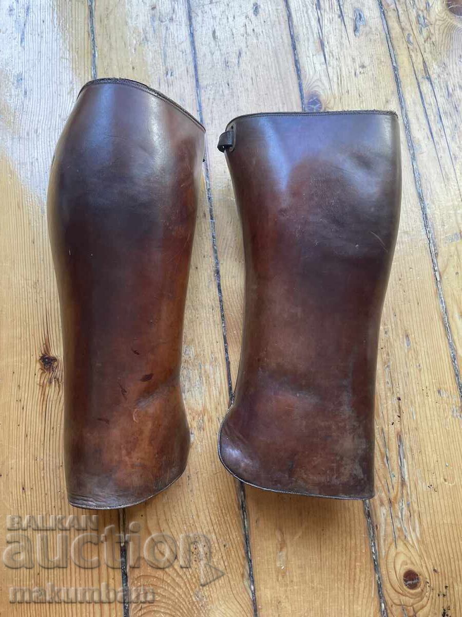 Officer's Leather Gaiters Kingdom of Bulgaria