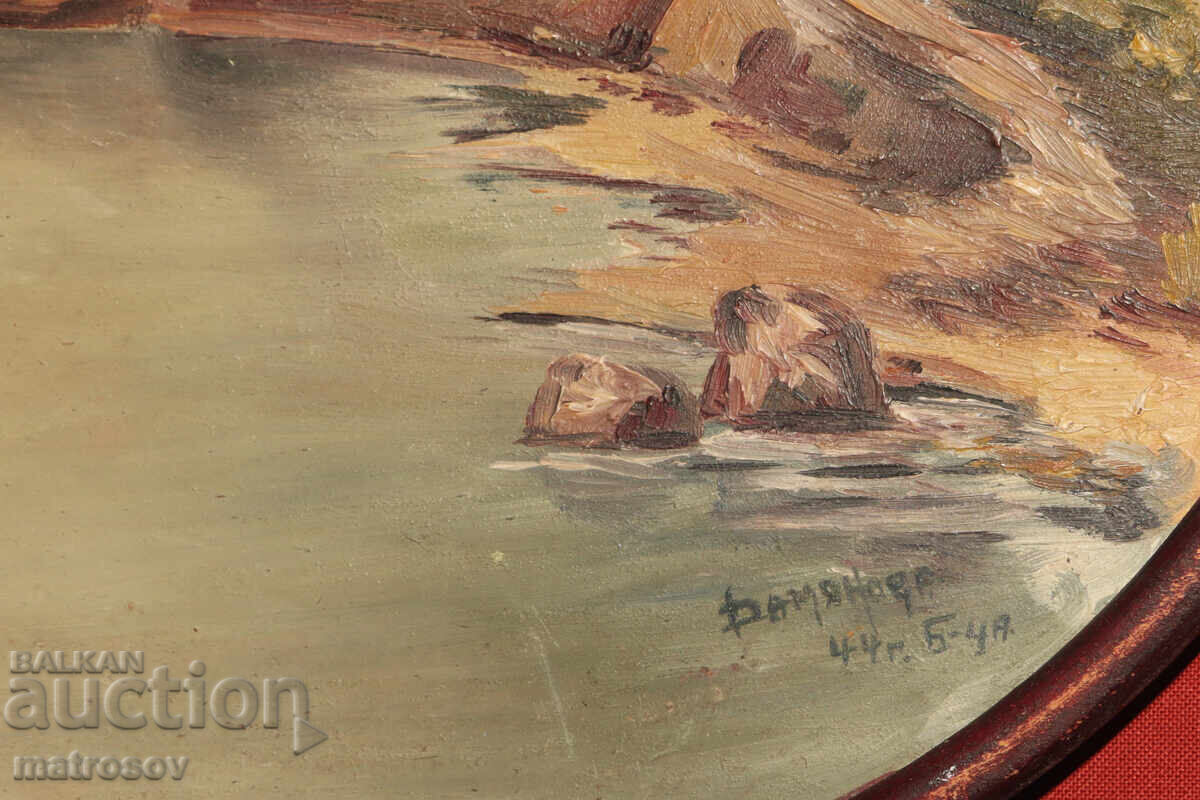 Παράδοση Έργο ζωγραφικής με λάδι 1944. Θαλασσινό τοπίο