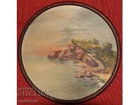 Oil painting 1944. Seascape