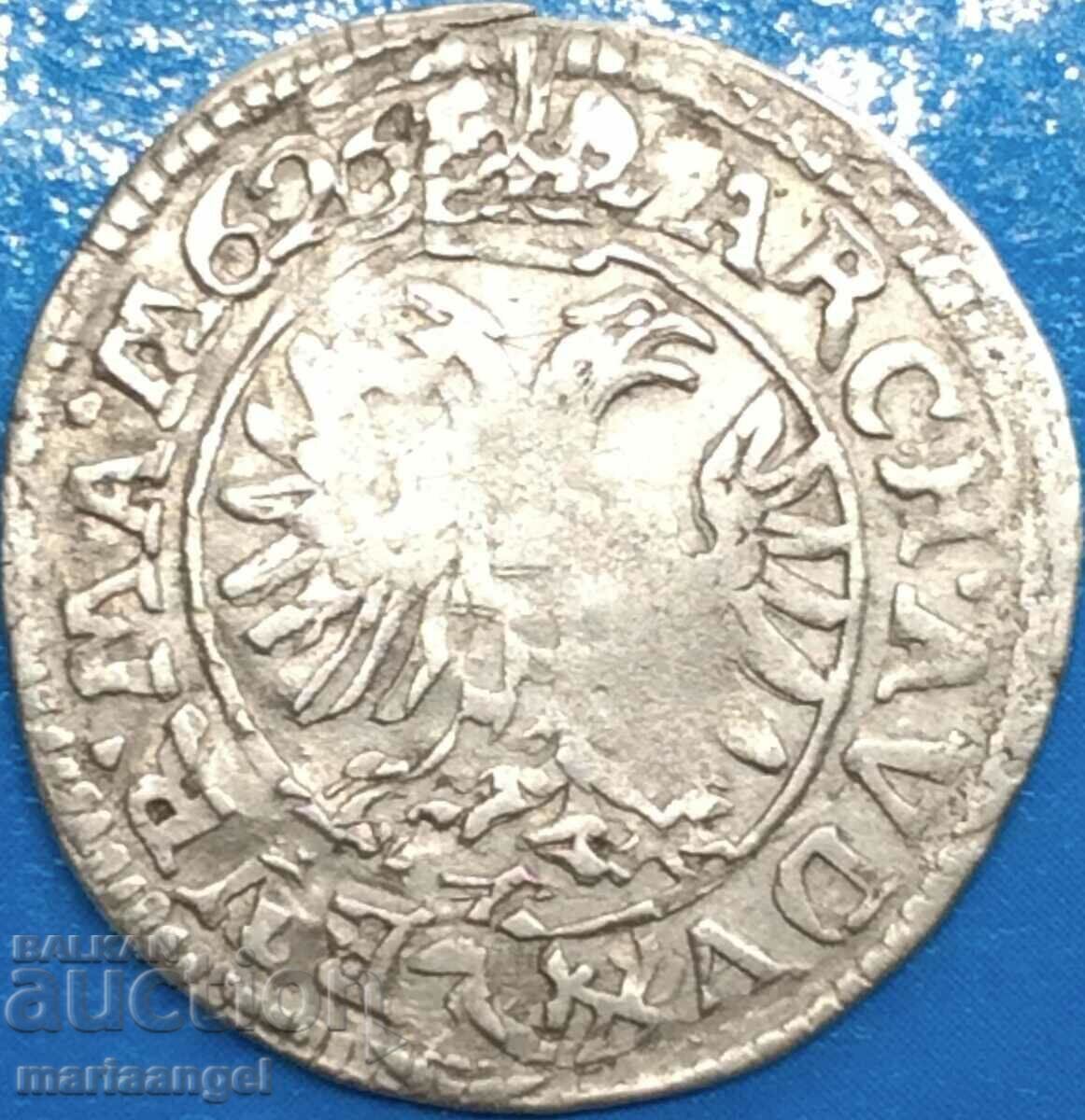 Austria 3 Kreuzer 1620 Ferdinand II 21mm Ασημί με τιμή 60.00 BGN | € 30.68