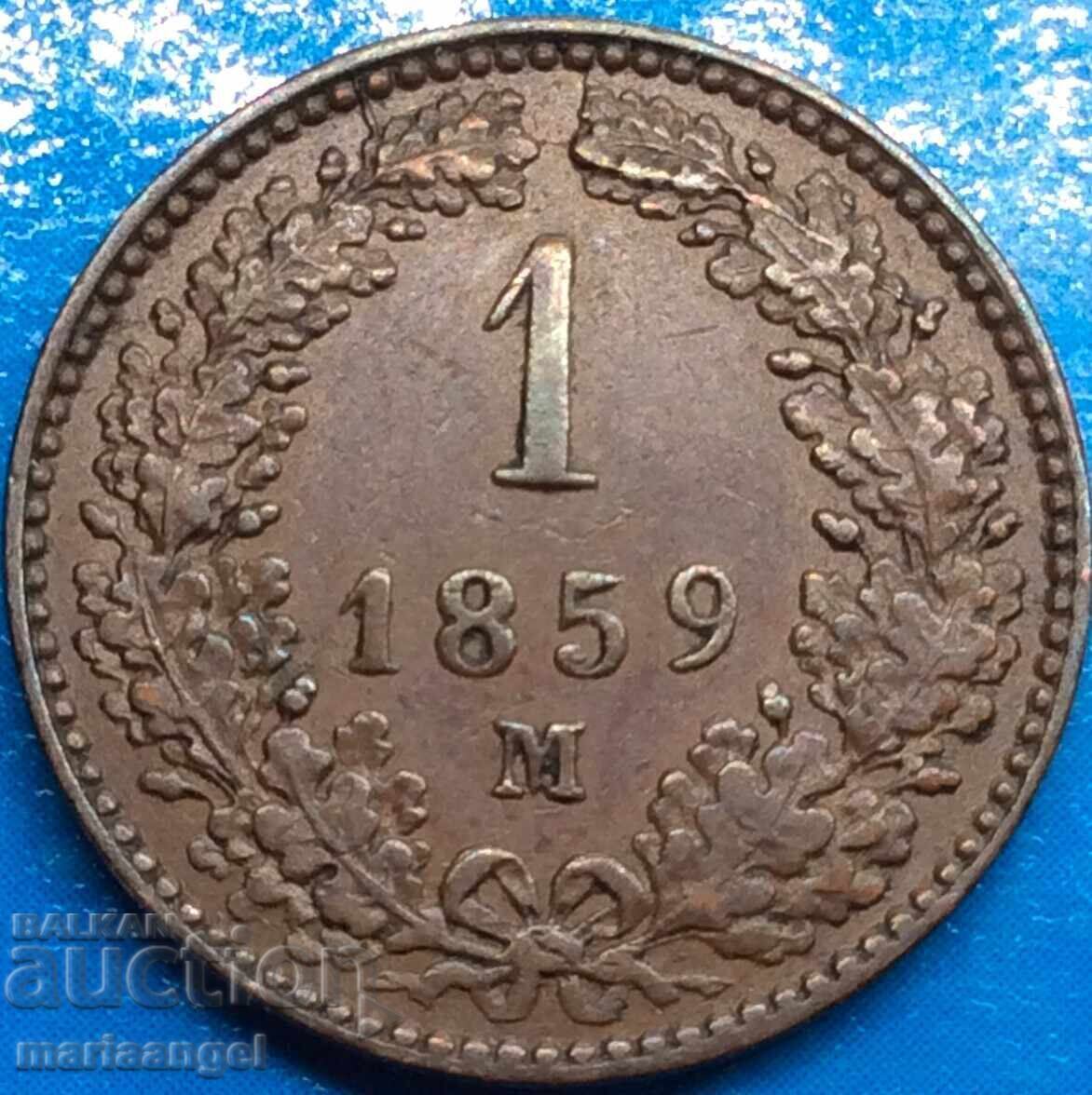 Δημοπρασία 1 cruiser 1859 Αυστρία για Ιταλία M - Milan - ποιότητα