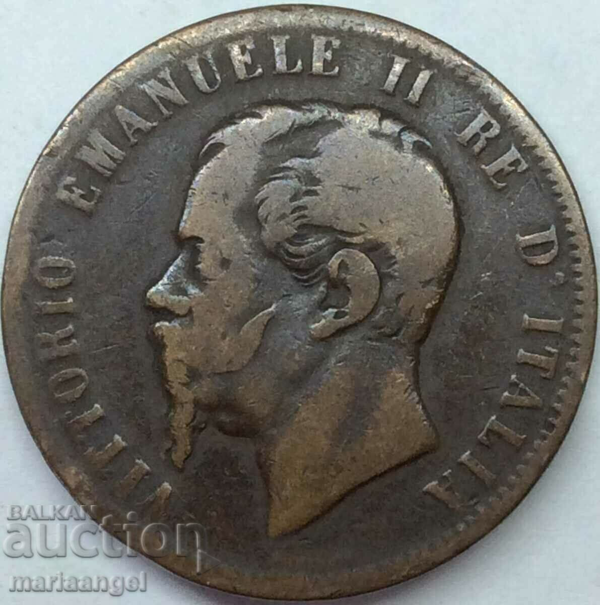 10 centesimi 1867 Ιταλία 30mm Β - Νάπολη Victor Emmanuel - 7