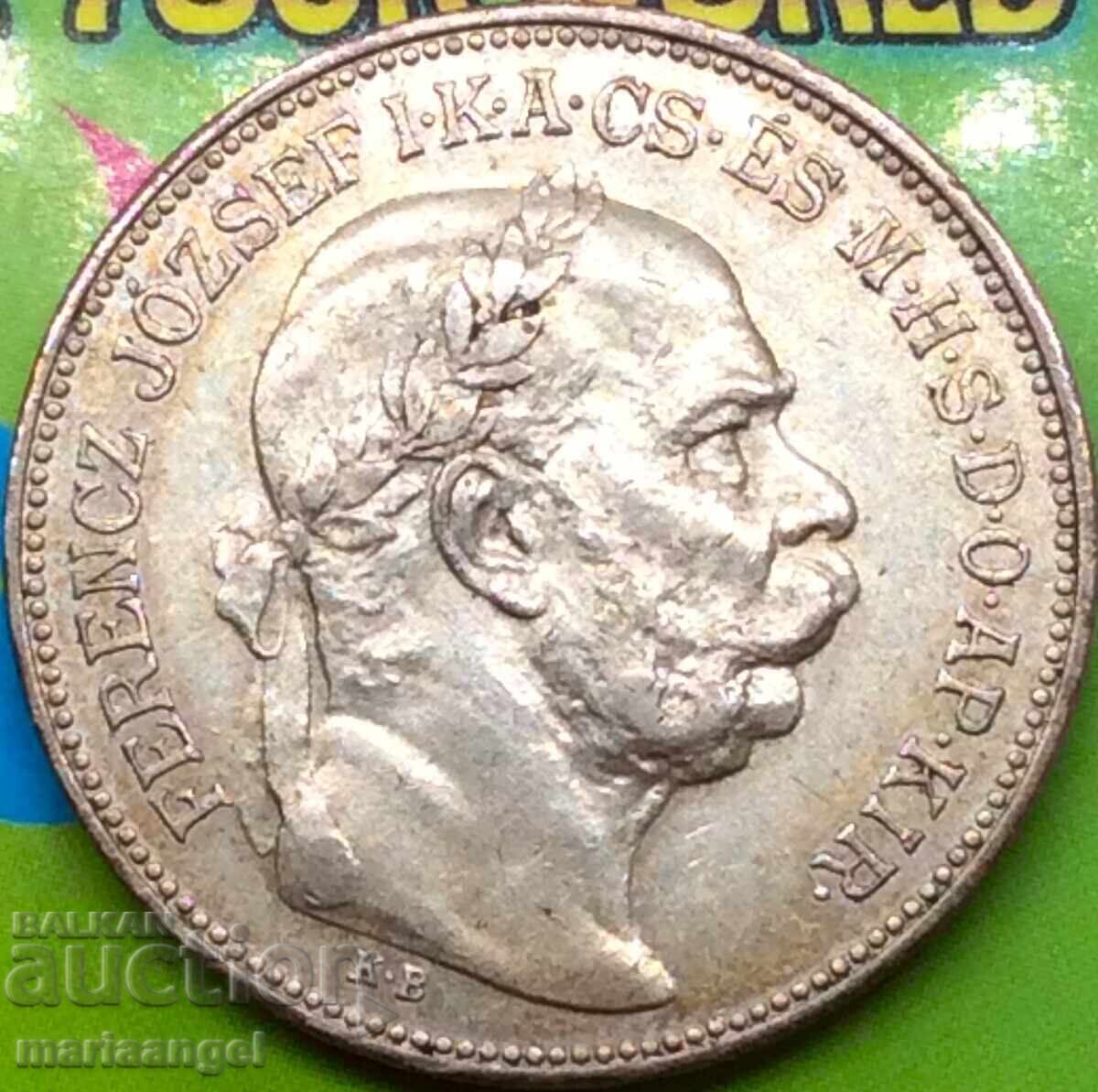 Auction  2 crowns 1913 Hungary Franz Joseph I 1848-1916 silver