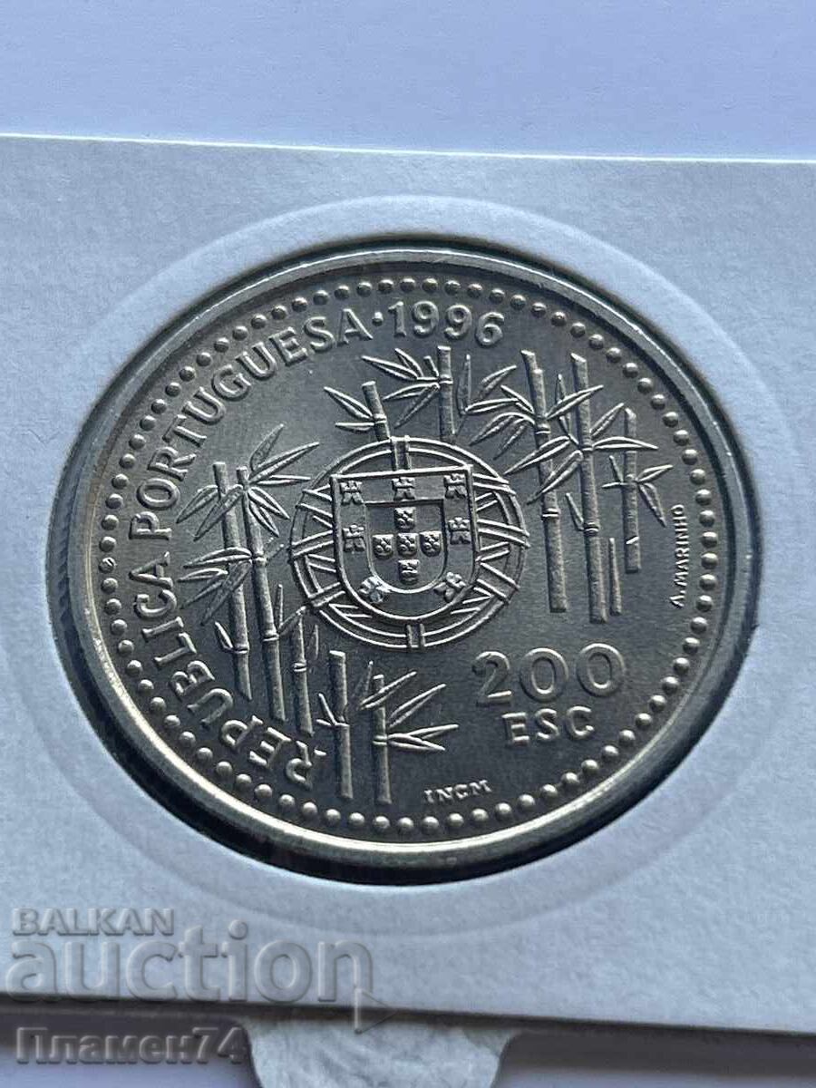 200 ескудо 1996 Португалия в Китай с цена 10.00 лв. | € 5.11 200 ескудо 1996 Португалия в Китай с цена 10.00 лв. | € 5.11