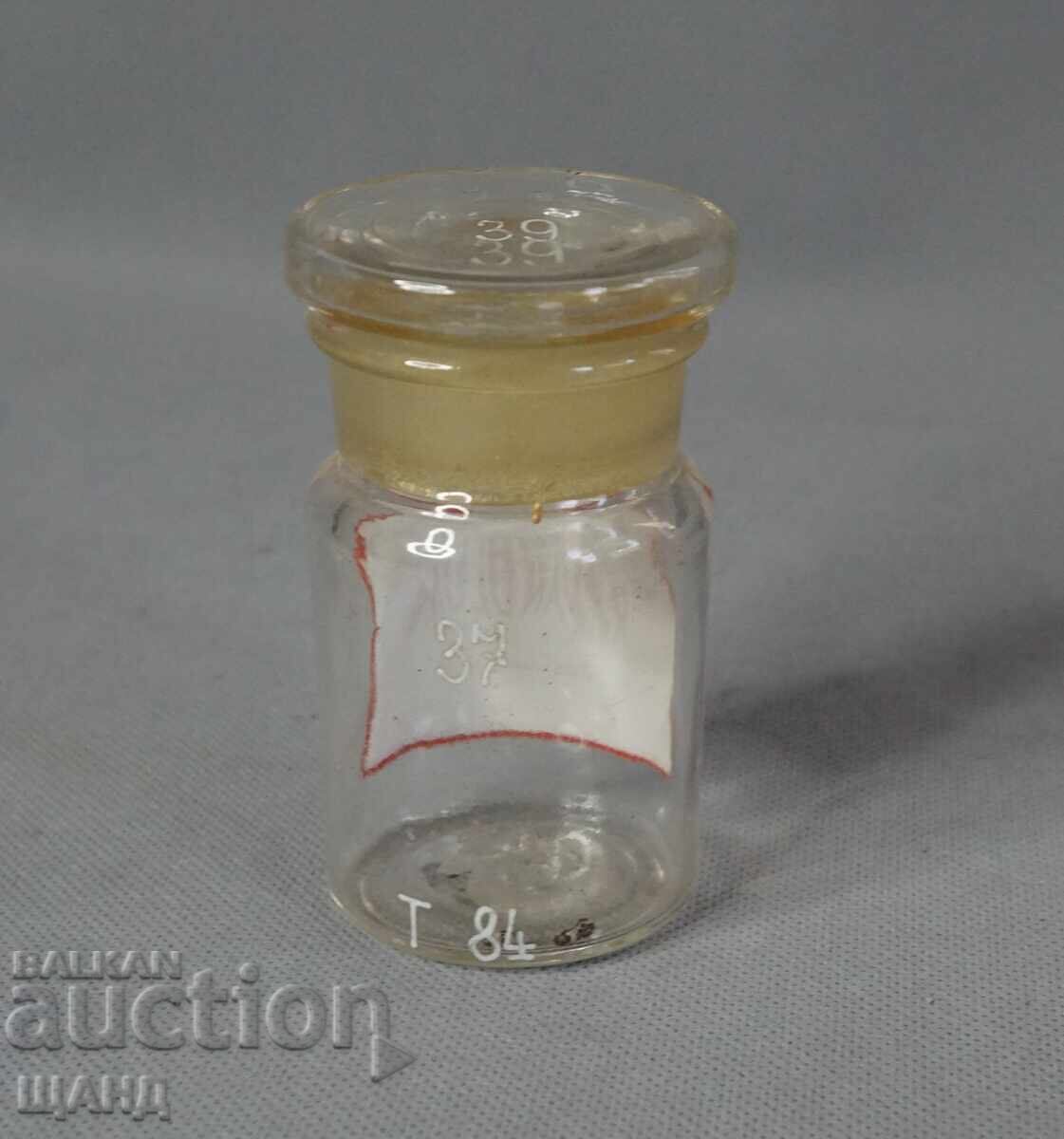 Sticlă veche de farmacie din sticlă borcan farmacie RIVANOLUM cu preț 5.25 BGN | € 2.68