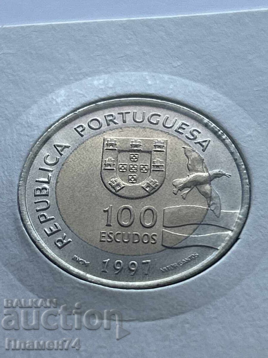 100 ескудо 1997 Португалия ЕКСПО с цена 8.00 лв. | € 4.09