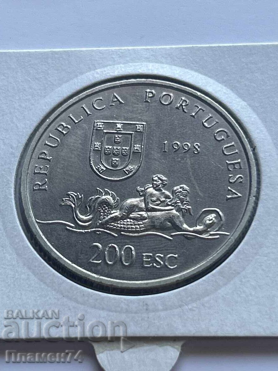 200 ескудо 1998 Морският път към Индия - Мозамбик с цена 10.00 лв. | € 5.11