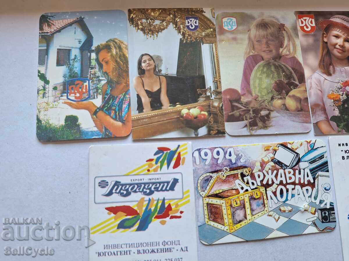 ✅ BULGARIAN CALENDARS FROM THE 90s ❗ with price 3.00 BGN | € 1.53