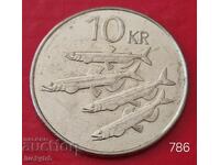 10 крони 2008 - Исландия