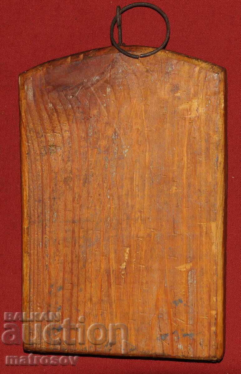 Icoană metalică lucrată manual, Iisus Hristos pe cruce - 5