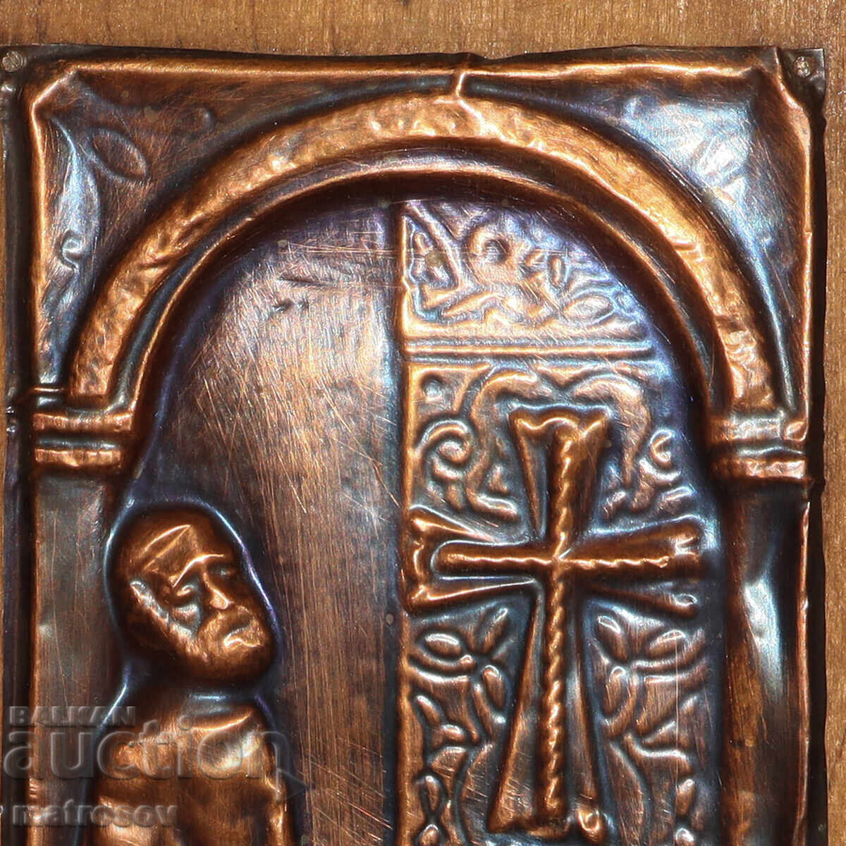 Μετάλλινο πλακέ θρησκευτική σκηνή από μέταλλο - 5