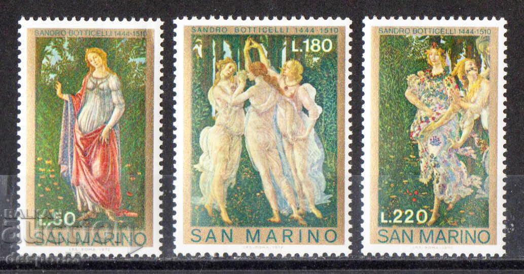 1972. Сан Марино. Картини.