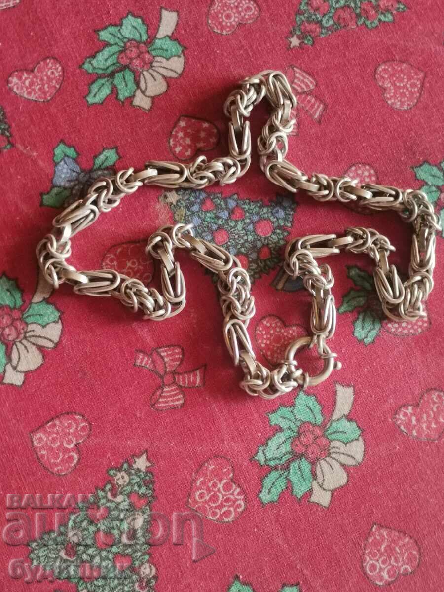 Silver Massive Chain. 83.31 Grams. 55cm. Starting price over 100. with price 299.99 BGN | € 153.38 Silver Massive Chain. 83.31 Grams. 55cm. Starting price over 100. with price 299.99 BGN | € 153.38