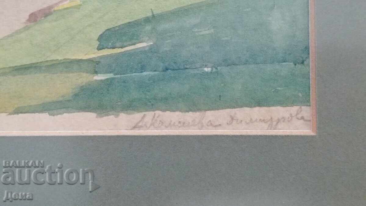 Anna Komsieva Watercolor with price 390.00 BGN | € 199.40