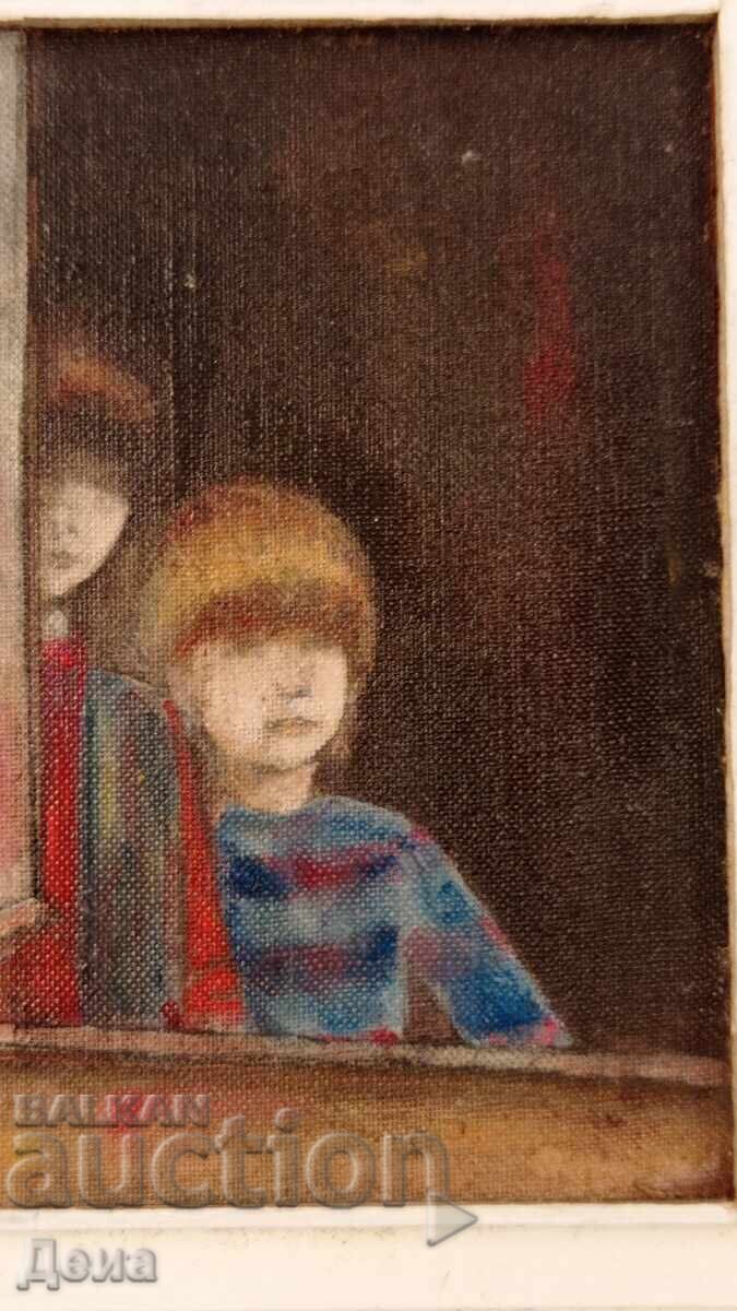 Interesting small painting from the 80s - 5