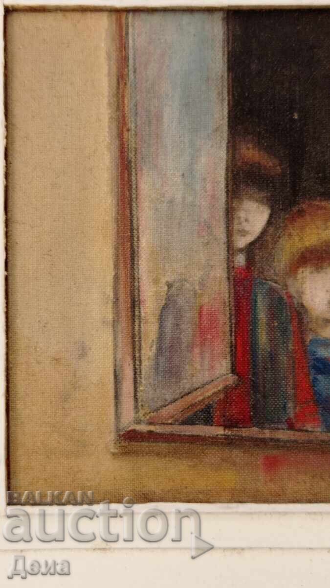 Interesting small painting from the 80s - 6