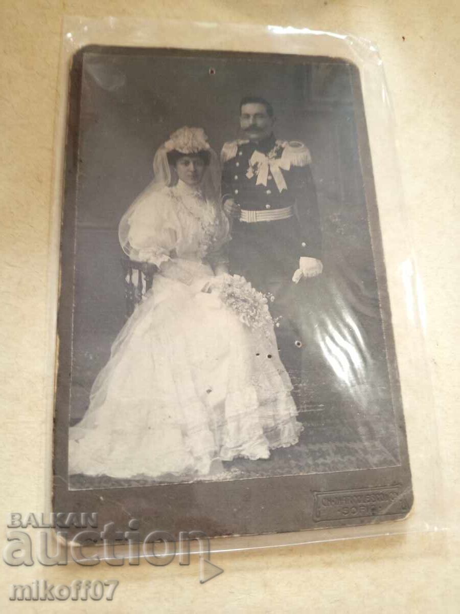 Φωτογραφία από χαρτόνι, φωτογραφία στρατηγού Μαρκολέσκου