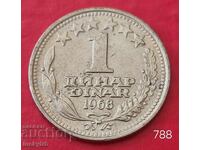 1 dinar 1968 - Iugoslavia