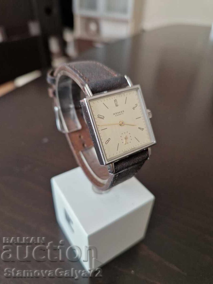 Auction  Rare German Nomos-Glashütte wristwatch