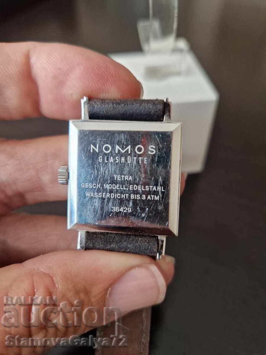 Рядък немски ръчен часовник Nomos- Glashutte - 5