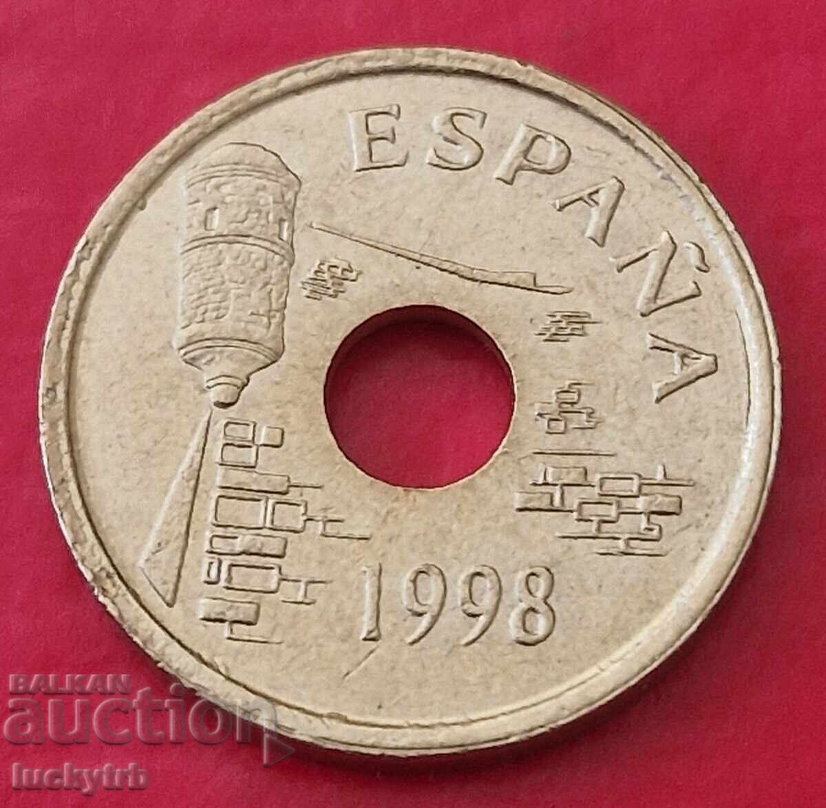 25 Pesetas 1998 - Spain - Ceuta with price 1.20 BGN | € 0.61 25 Pesetas 1998 - Spain - Ceuta with price 1.20 BGN | € 0.61