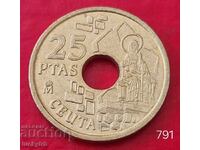 25 Pesetas 1998 - Spain - Ceuta