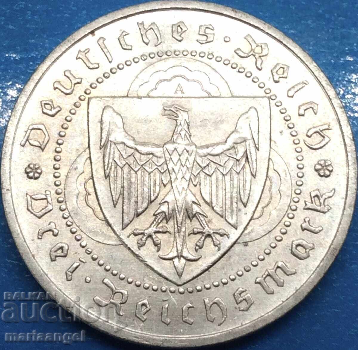 3 marks 1930 A - Berlin Germany 3rd Reich PATINA silver 3 marks 1930 A - Berlin Germany 3rd Reich PATINA silver