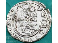 Ungaria 1 denar Bela II Madona argint maghiar