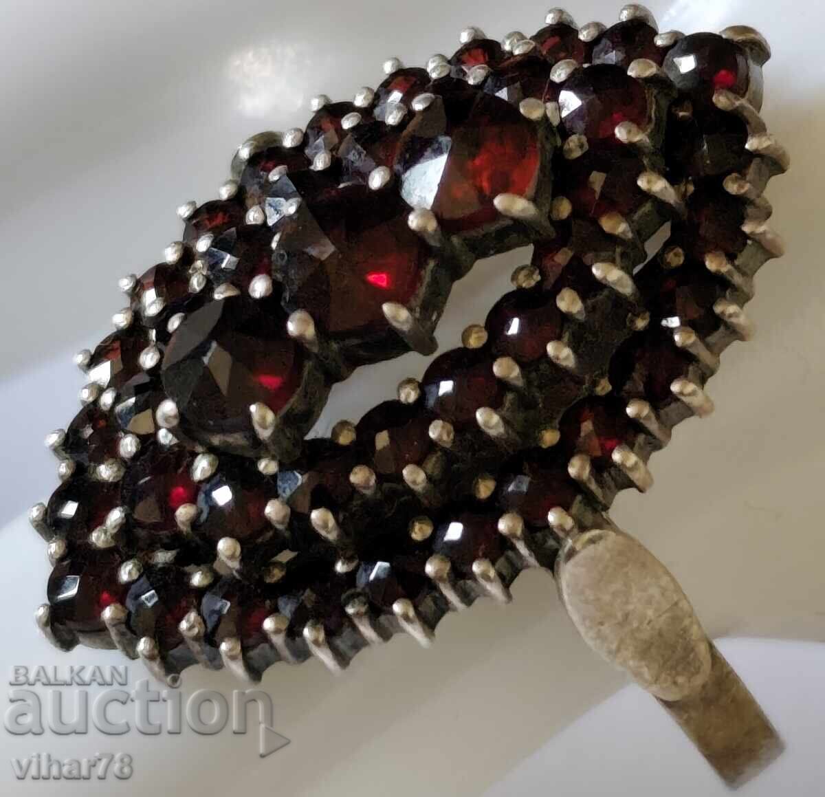 Δημοπρασία ΣΤΑΡ ΔΑΜΣΚΙ ΑΡΓΥΡΟ ΔΑΧΤΥΛΙΔΙ ΜΕ ΓΡΑΝΑΤΕΣ