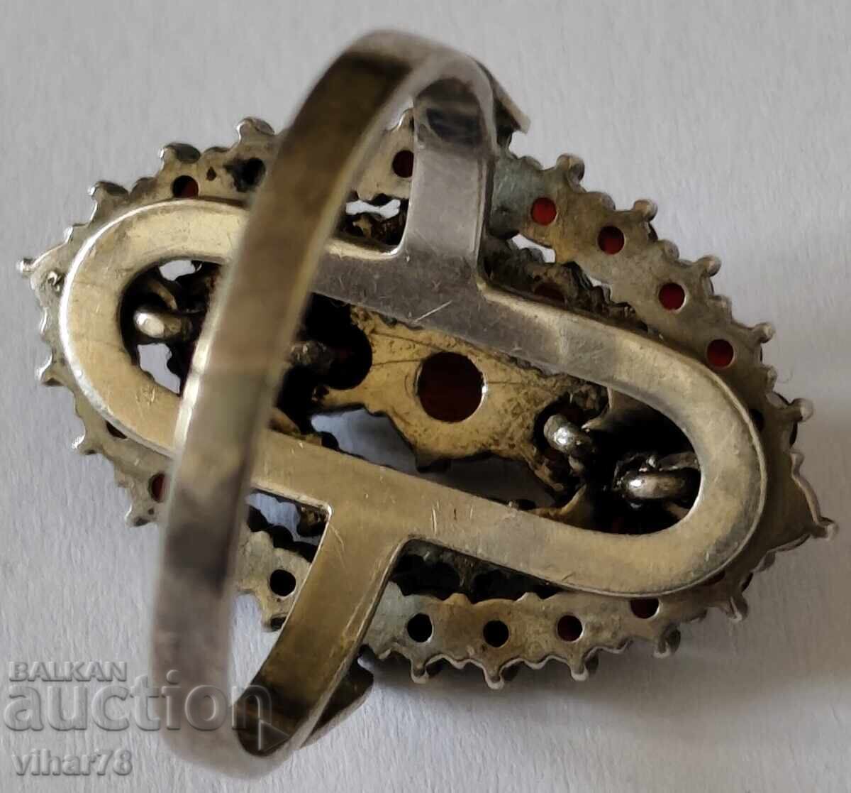 ΣΤΑΡ ΔΑΜΣΚΙ ΑΡΓΥΡΟ ΔΑΧΤΥΛΙΔΙ ΜΕ ΓΡΑΝΑΤΕΣ - 7