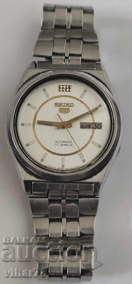 Мъжки часовник SEIKO-АВТОМАТИК с цена € 66.46 | 129.98 лв.