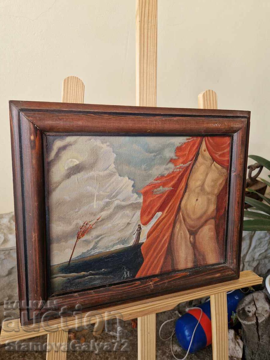 Υπέροχος πίνακας λάδι σε καμβά Βούλγαρος καλλιτέχνης - 5