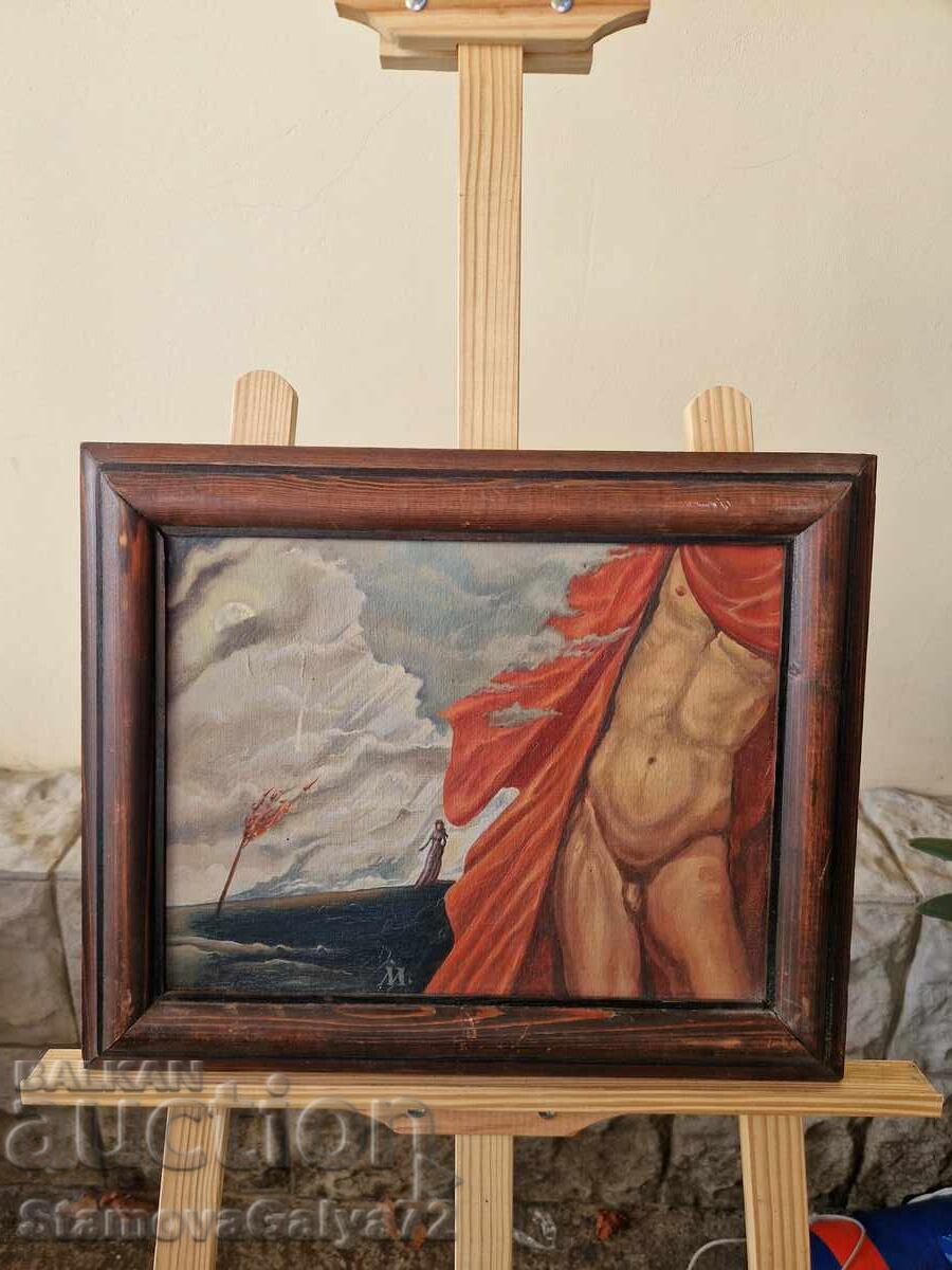 Υπέροχος πίνακας λάδι σε καμβά Βούλγαρος καλλιτέχνης