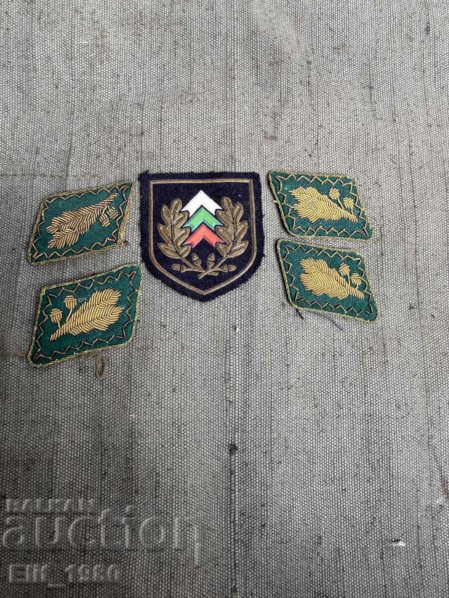 Embleme de pădurar din epoca socialistă